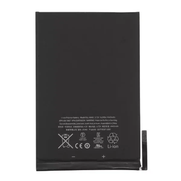 Batería para Tablet IPAD A1432,A1454,A1455