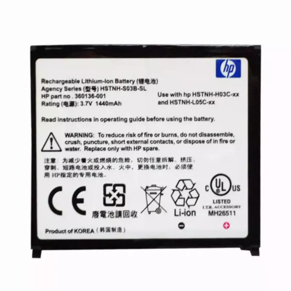 Batería para Tablet HP HSTNH-S03B-SL