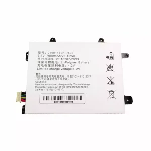 Batería para Tablet C100-1S2P-7600,HASEE PCPAD X5