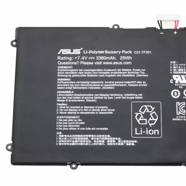 Batería para Tablet ASUS C21-TF301 - Imagen 3