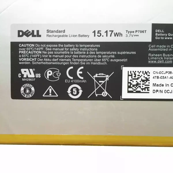 Batería para Tablet DELL Venue 7 3730,Venue 8 3830,02PDJW - Imagen 3