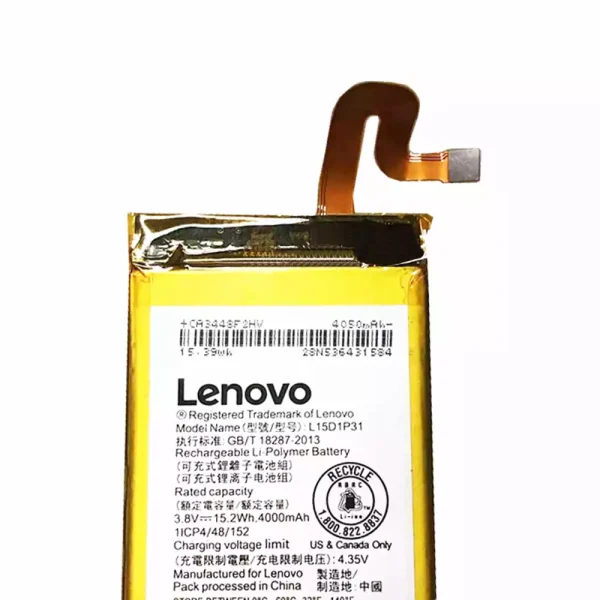 Batería para Tablet LENOVO Yoga Tab3 Pro,YT3-X90L - Imagen 2
