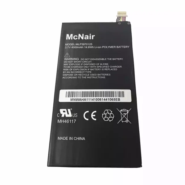 Batería para Tablet McNair MLP3970125,Verizon Elipsis QMV7A,QMV7B