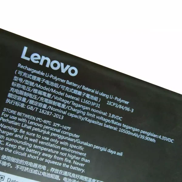 Batería para Tablet LENOVO L16D3P31,L16C3P31 - Imagen 3