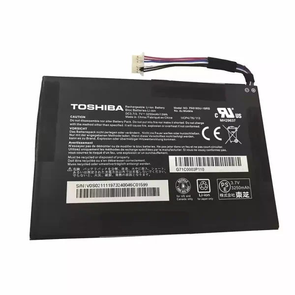 Batería para Tablet TOSHIBA PA5183U-1BRS