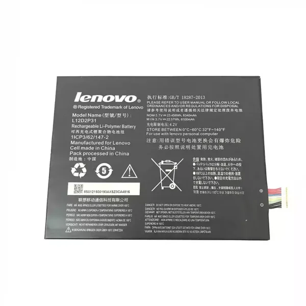 Batería para Tablet LENOVO L12D2P31,LENOVO S6000