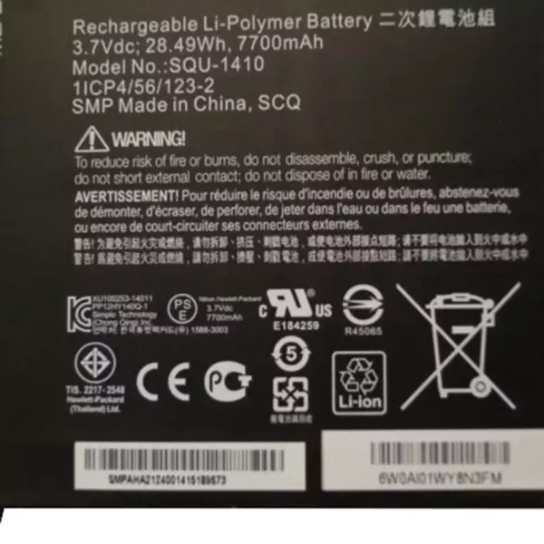 Batería para Tablet HP SQU-1410,PRO TABLET 10 EE G1 - Imagen 3