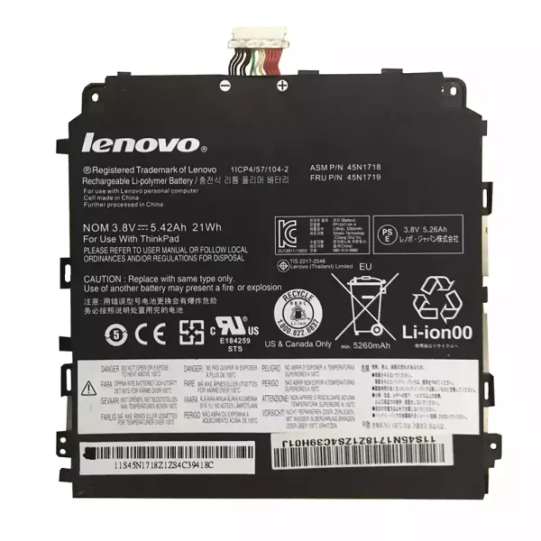 Batería para Tablet LENOVO 45N1718,45N1719