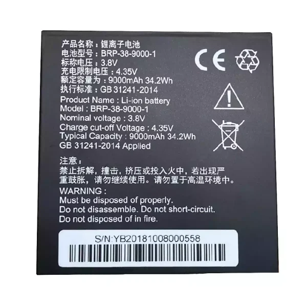 Batería para Tablet BRP-38-9000-1