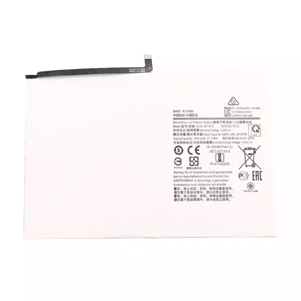 Batería para Tablet SAMSUNG SCUD-WT-N19,Galaxy Tab A7,SM-T500 SM-T505C