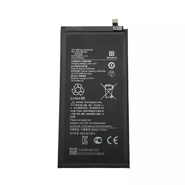 Batería para Tablet XIAOMI BN4D,MI pad 5 pro