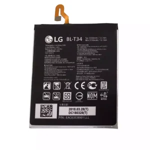 Batería BL-T34 para LG V30,H930