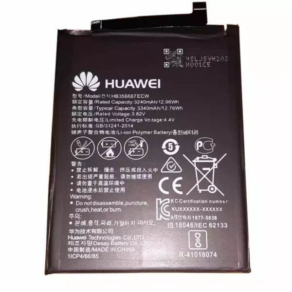 Batería HB356687ECW para Huawei Nova 2S,Nova 2 Plus,Honor 7x