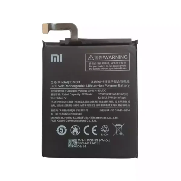 Batería BM39 para Xiaomi Mi 6