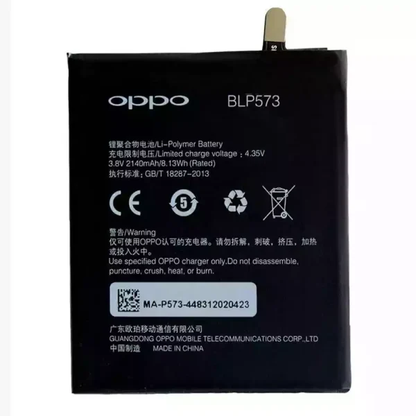 Batería BLP573 para OPPO R6007,N5117