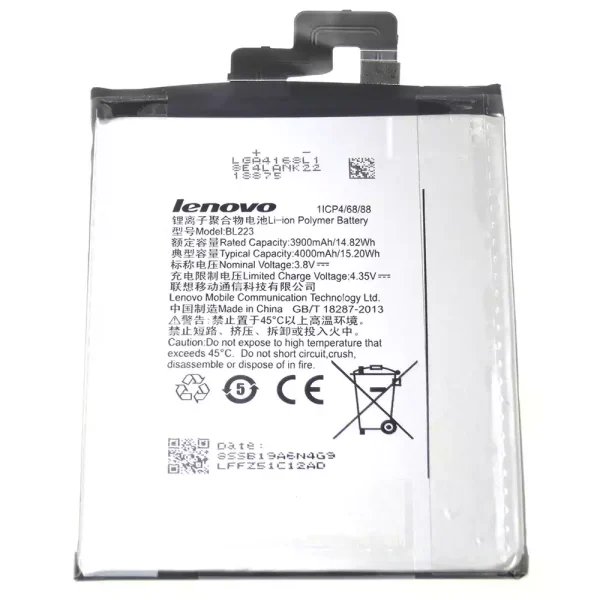 Batería BL223 para LENOVO VIBE Z2 Pro