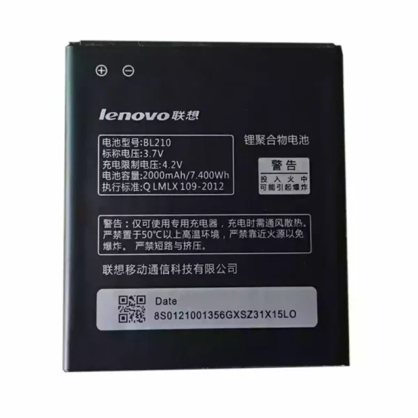Batería BL210 para LENOVO S820,A828T,A368T,A750E,S658T,A766,A658T