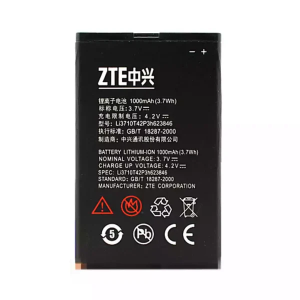 Batería Li3710T42P3h623846 para ZTE U288