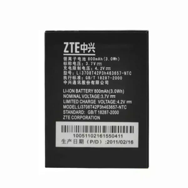 Batería Li3708T42P3h463657 para ZTE F290,N281,Z221,Z222