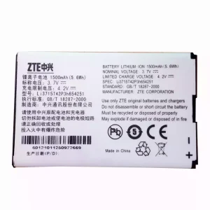 Batería LI3715T42P3H654251 para ZTE MF65,MF62,MF61,MF60,MF30,AC33,AC30,Z320,U900,U722,U232,U960,U862,U728,U720,U700,V960,VF945,V859,V857,V790,X925,X920,X501,D810,D800