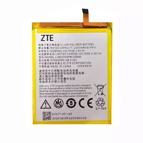 Batería Li3822T43P8h725640 para ZTE Blade A510,BA510