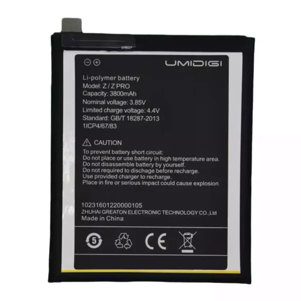 Batería para UMIDIGI Z/ZPRO