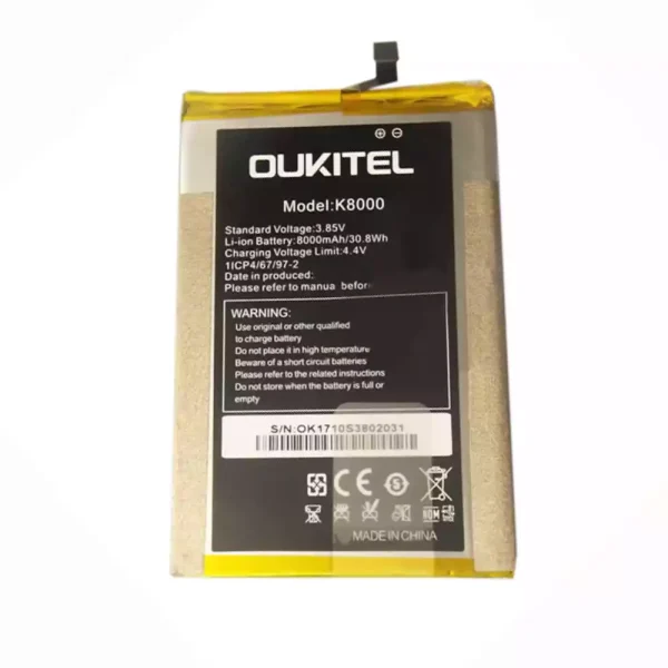 Batería para OUKITEL K8000