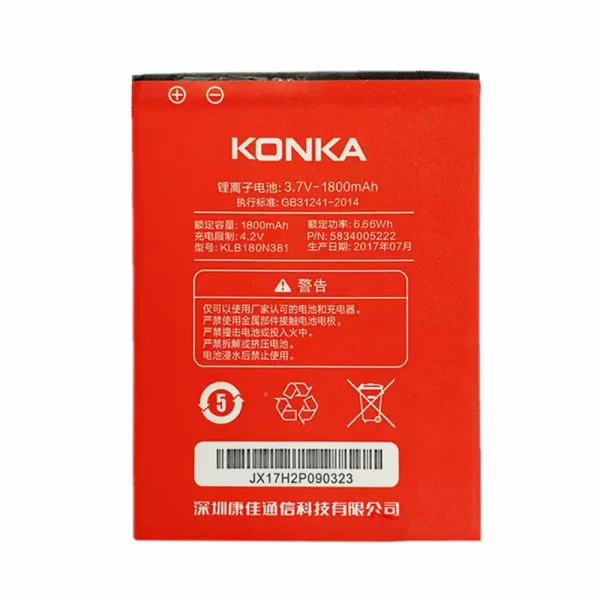Batería KLB180N381 para KONKA D6+