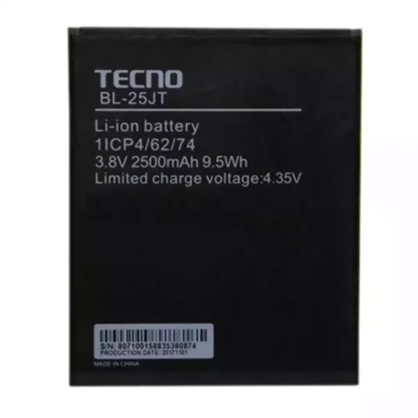 Batería para TECNO BL-25JT