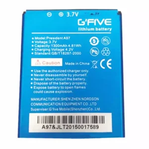 Batería para GFIVE president A97