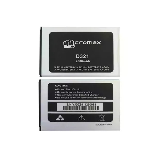 Batería para Micromax D321