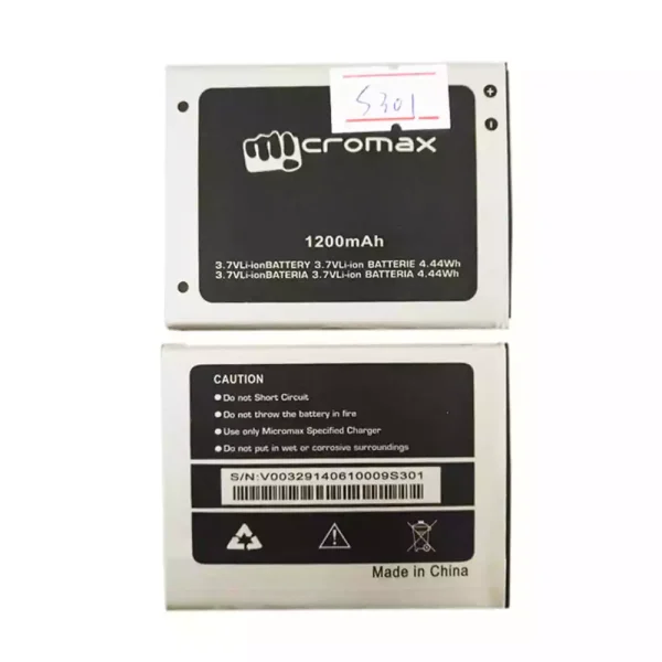 Batería para Micromax S301