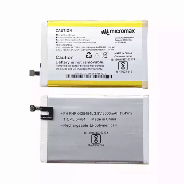 Batería para Micromax ACBPN30M02