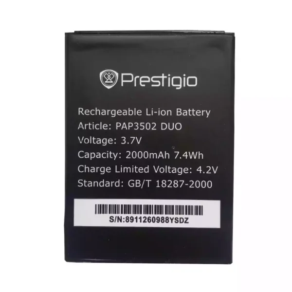 Batería para Prestigio PAP3502 DUO