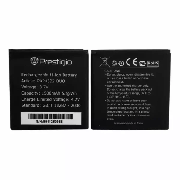 Batería para Prestigio PAP4322 DUO