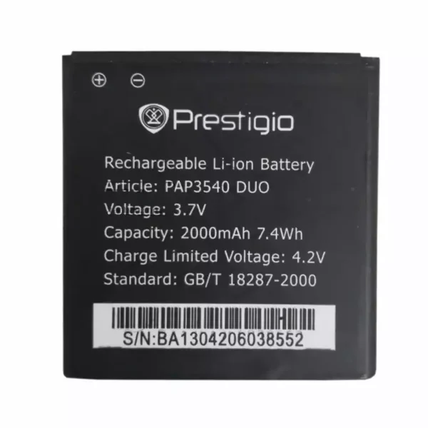 Batería para Prestigio PAP3540 DUO
