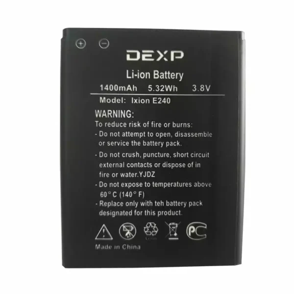 Batería para DEXP Ixion E240