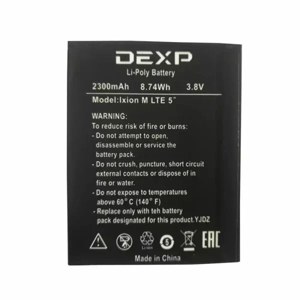 Batería para DEXP Ixion M LTE 5''