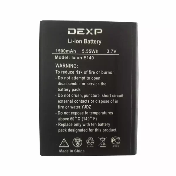 Batería para DEXP Ixion E140