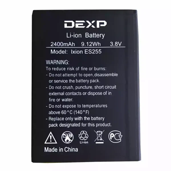 Batería para DEXP Ixion ES255