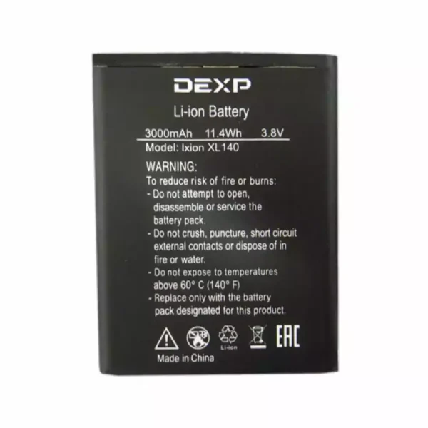 Batería para DEXP Ixion XL140 FLASH