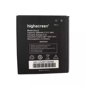 Batería para Highscreen Zera S (Rev.s)