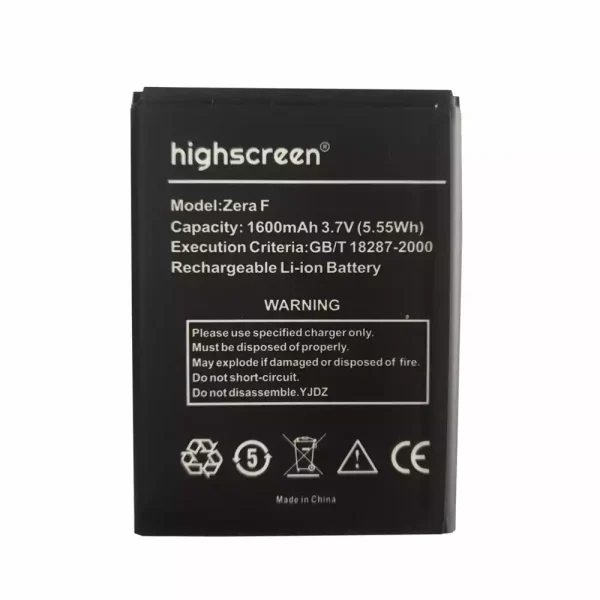 Batería para Highscreen Zera F