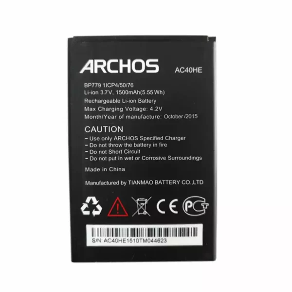 Batería para ARCHOS AC40HE