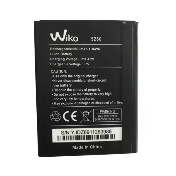 Batería para Wiko 5260
