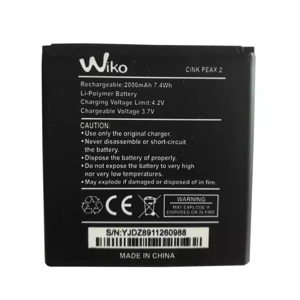 Batería para Wiko Cink Peax 2