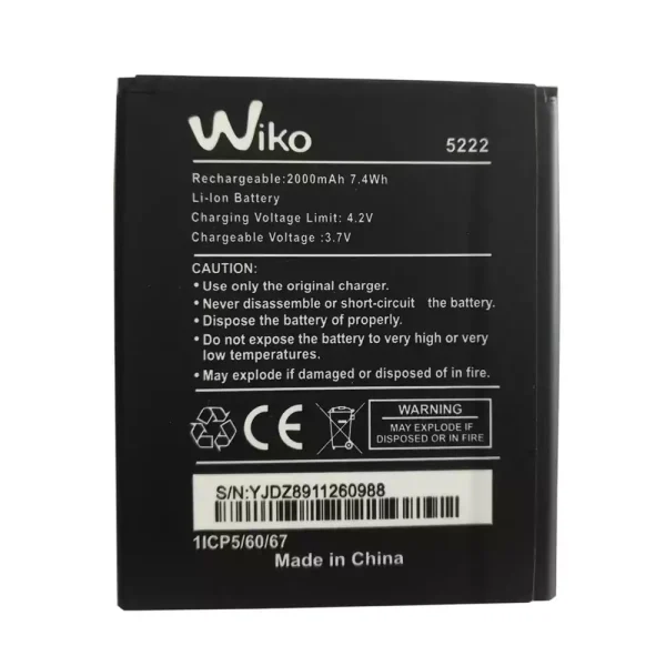 Batería para Wiko 5222