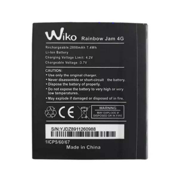 Batería para Wiko Rainbow Jam 4G