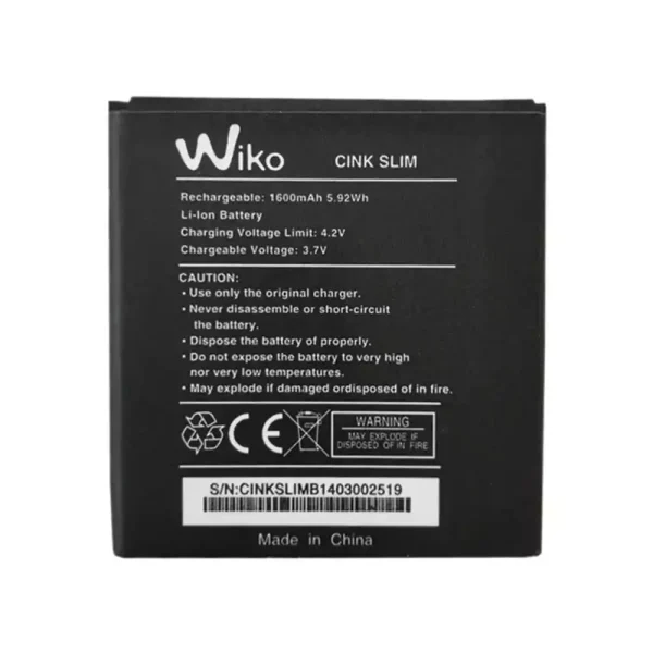 Batería para Wiko Cink Slim