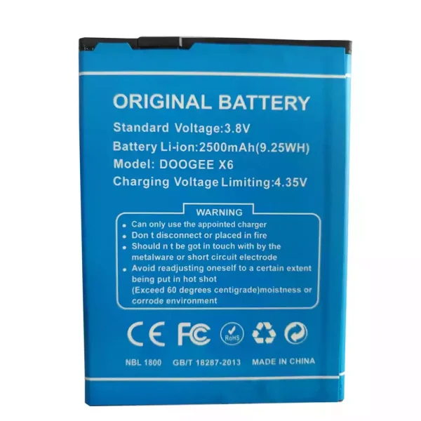Batería para DOOGEE X6